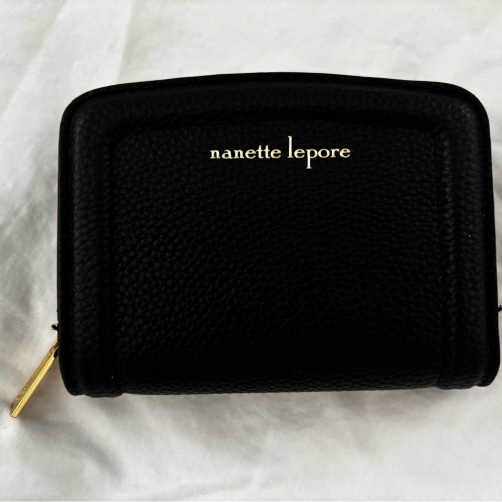 Nanette Lepore Black Textured Wallet
